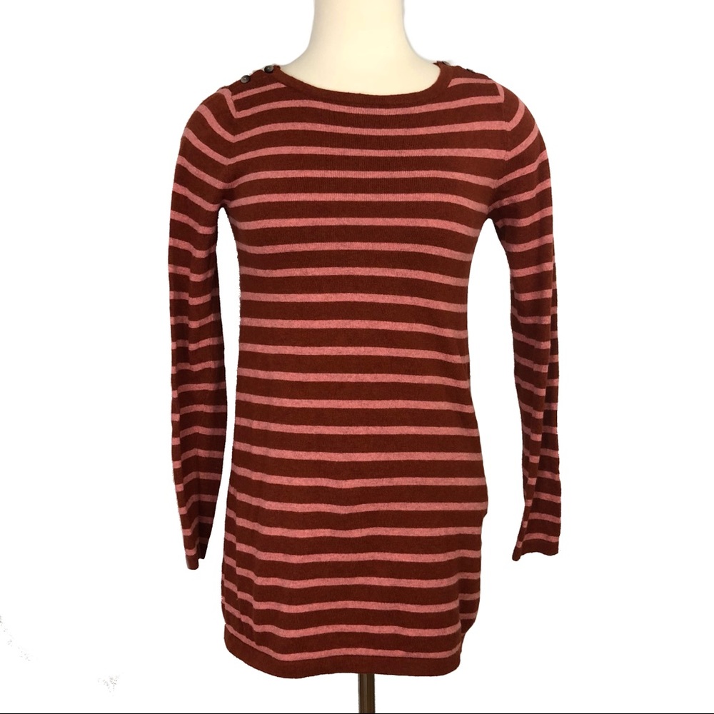 BODEN Stripy Jumper Crew Neck Sweater